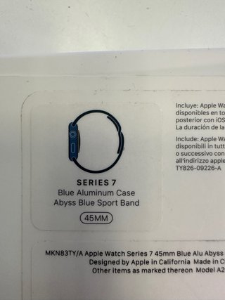 Apple Watch Serie 7 45mm Azul