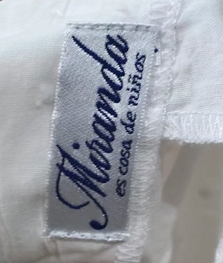 Conjunto niña falda y blusa