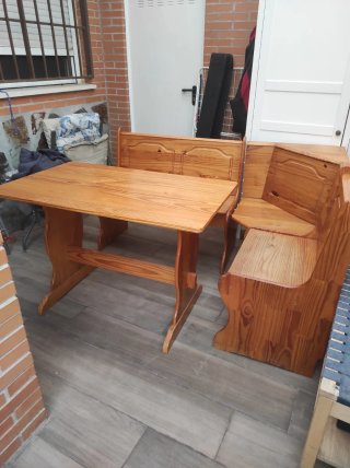 Rinconera de cocina de madera