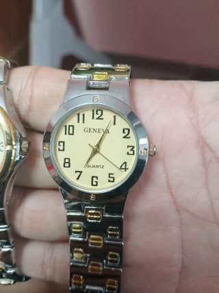 2 Relojes Geneva Oro y Plata