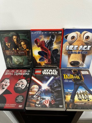 Lote 14 DVDs Películas Infantiles y Familiares