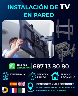 INSTALACIÓN MURAL DE TELEVISORES