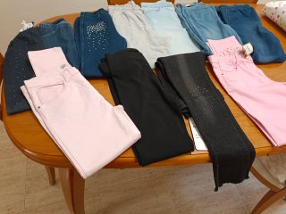 Pantalones niña varios colores
