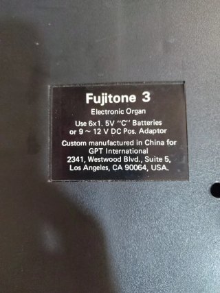 Teclado Fujitone 3A