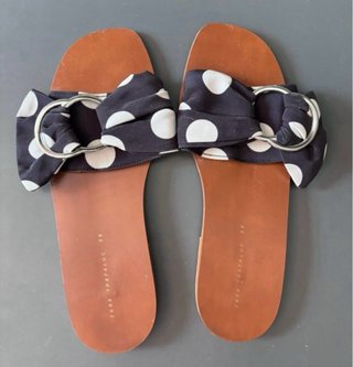 Sandalias Zara Polka Dot Talla 39