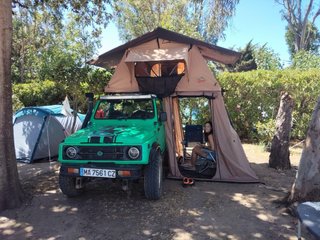 Tienda de techo para coche