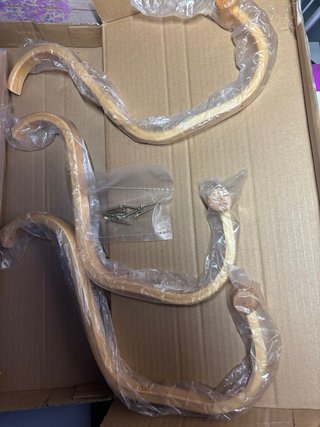 Perchero de madera rústico