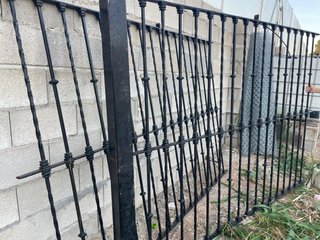 Puerta Hierro Forjado 5x1.80m 2 Hojas