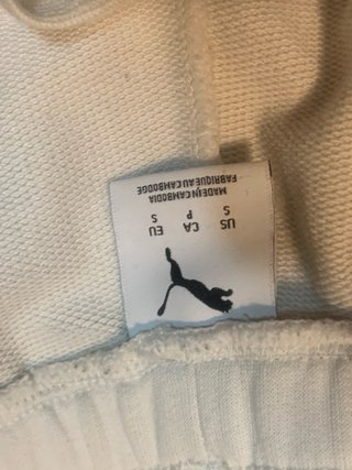 Conjunto Puma Blanco Sudadera y Pantalón