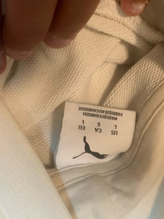 Conjunto Puma Blanco Sudadera y Pantalón