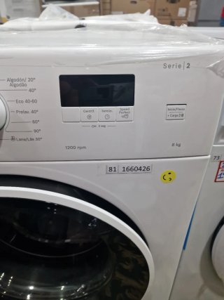 Lavadora Bosch Serie 2 8kg 1200 rpm