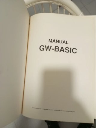 Libro *Manual GW-BASIC* 255 PAGINAS