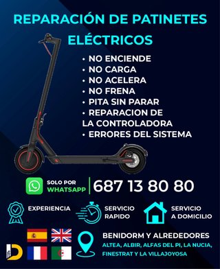 RIPARAZIONE DI MONOPATTINI ELETTRICI