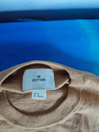 Jersey H&M Algodón Marrón Talla XL