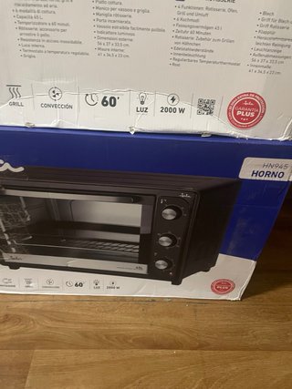 Horno sobremesa Jata 45L Nuevo