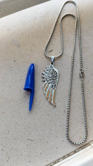 Cadena con colgante de alas