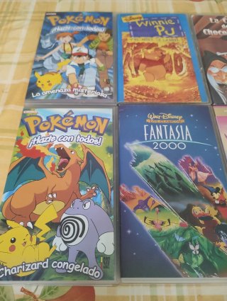 Lote 10 VHS Infantiles