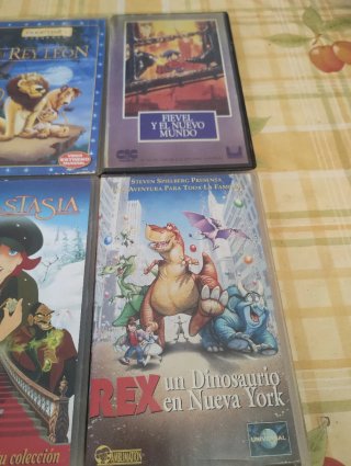 Lote 10 VHS Infantiles