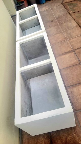 Jardinera Cemento 124x49x45cm