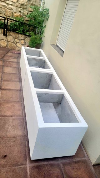 Jardinera Cemento 124x49x45cm