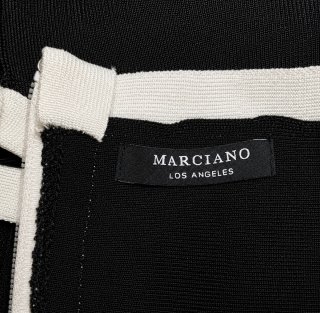 Vestido Marciano Negro y Blanco Talla XS