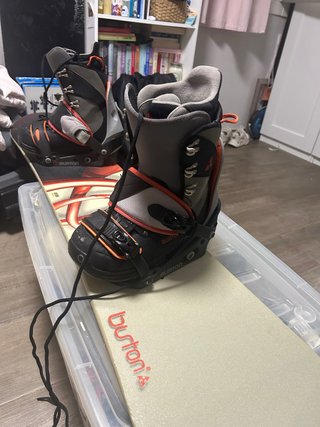 Tabla y botas snowboard BURTON