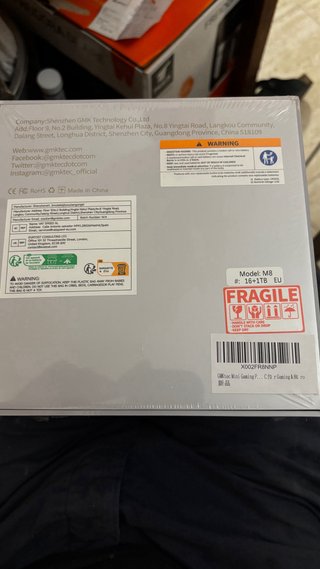 Mini PC GMKtec M8 16GB RAM + 1TB SSD Nuevo Sellado