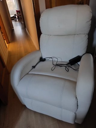 Sillón reclinable masaje y calor