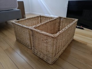 Cestas de mimbre . Perfecto estado