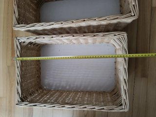 Cestas de mimbre . Perfecto estado