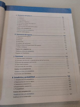 Matemáticas 2, Ciencias aplicadas II