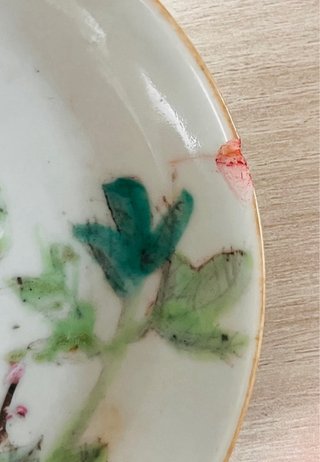 Plato porcelana china República