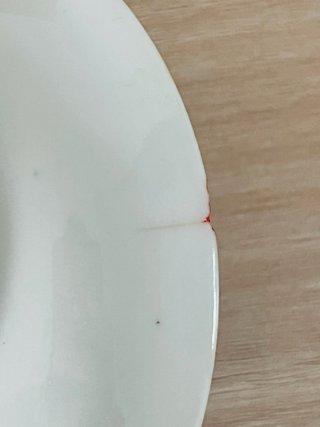 Plato porcelana china República