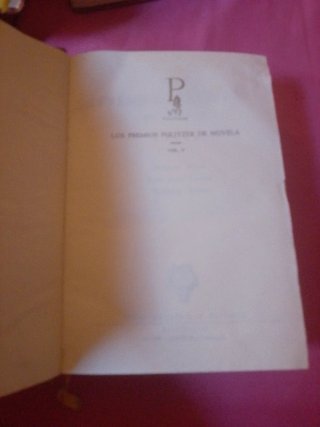 Lote 4 Libros Premios Pulitzer Novela 1937