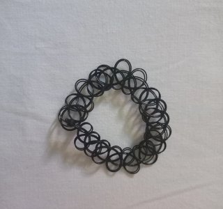 Set Gioielli Anni 90 Collana Choker e Braccialeto