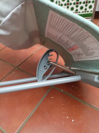 Hamaca bebé 2 en 1 con arco de juegos