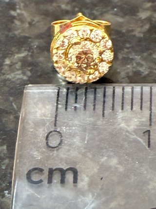 Pendientes Oro 18k Diamantes Naturales