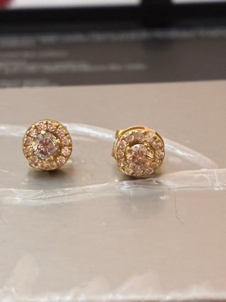 Pendientes Oro 18k Diamantes Naturales