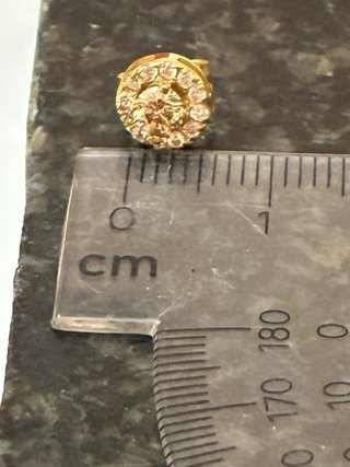 Pendientes Oro 18k Diamantes Naturales