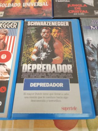 Lote VHS Acción (Español)
