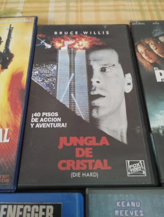Lote VHS Acción (Español)