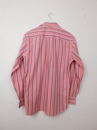 Tommy Hilfiger Shirt Striped Pink Cotton - M