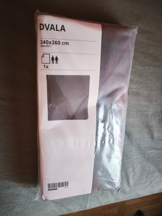 Sábana DVALA IKEA 240x260 cm Gris