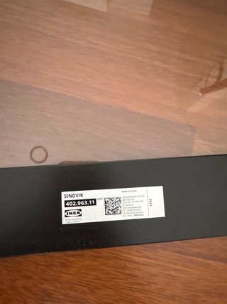 Puertas Mueble Besta Ikea Cristal Negro x2
