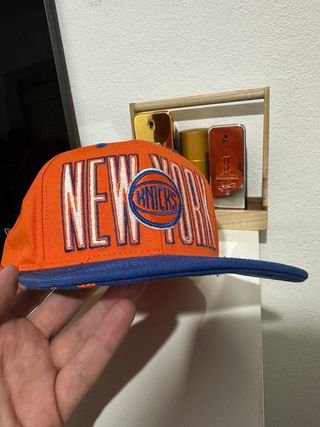 Gorra New York Knicks Naranja y Azul