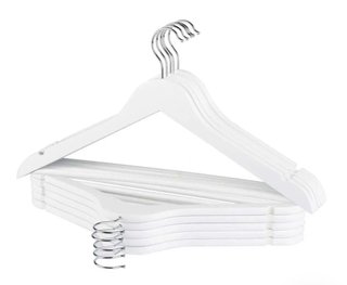 Perchas de madera blancas Ikea (Pack 5)