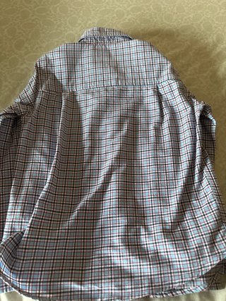Camisa cuadros azul T 5-6 años