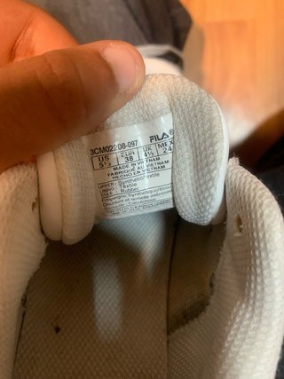 Zapatillas Fila Blancas Mujer Talla 38