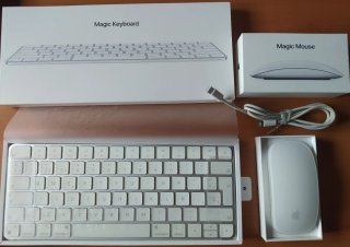 Apple Magic Mouse y Magic Keyboard