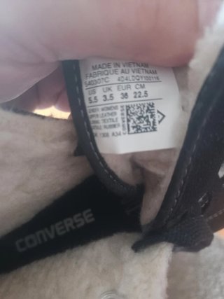 Botas Converse All Star Negras sin estrenar